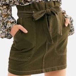 FREE PEOPLE Splendor In The Grass Tie Skirt Sz 0
